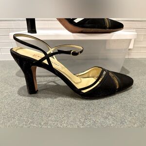 Ann Marino black dress heels - 10M